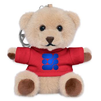 OCHOOO - Magisches Blau - Teddy Schlüsselanhänger - Rot - Vorne