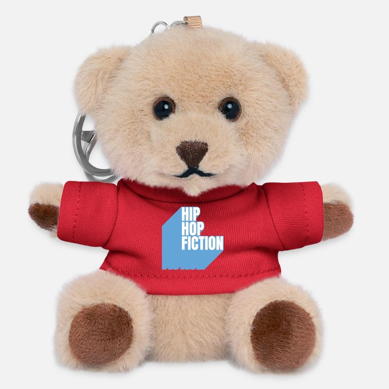 Hip Hop Fiction - Teddy Keyring - red