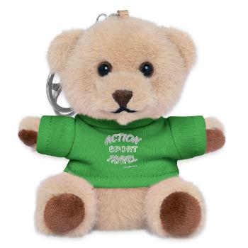 Action Sport Travel - Teddy Keyring - green - Front