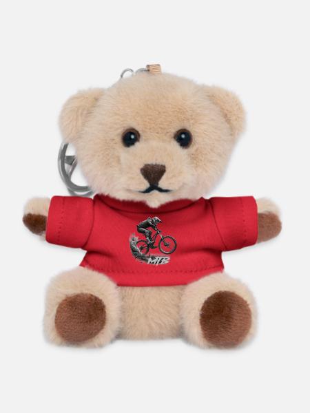 MTB bike - Teddy Schlüsselanhänger - Rot