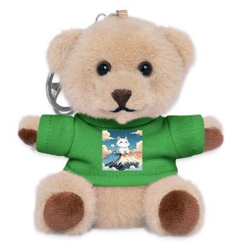 Fuji Kitten - Teddy Keyring - green - Front