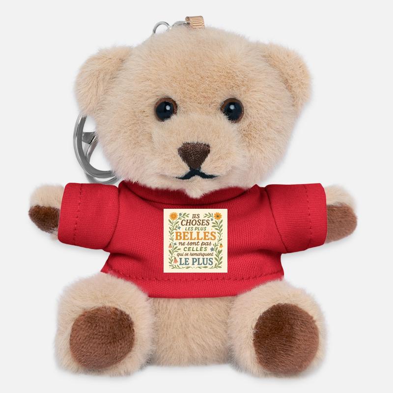 Die schönsten Dinge - Teddy Schlüsselanhänger - Rot