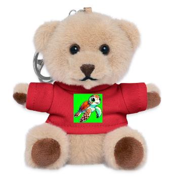 Schildkröte - Teddy Schlüsselanhänger - Rot - Vorne