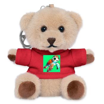 turtle - Teddy Keyring - red - Front