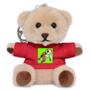 Schildkröte - Teddy Schlüsselanhänger - Rot - Vorne