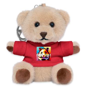 Hamster - Teddy Schlüsselanhänger - Rot - Vorne