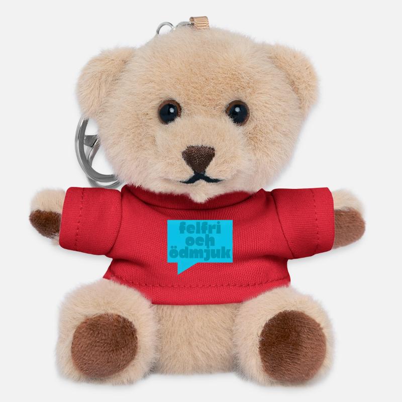 Flawless and humble - Teddy Keyring - red