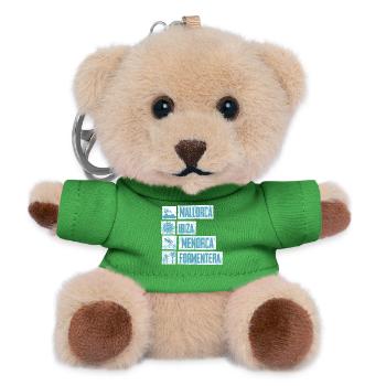 Balearic Islands - Teddy Keyring - green - Front