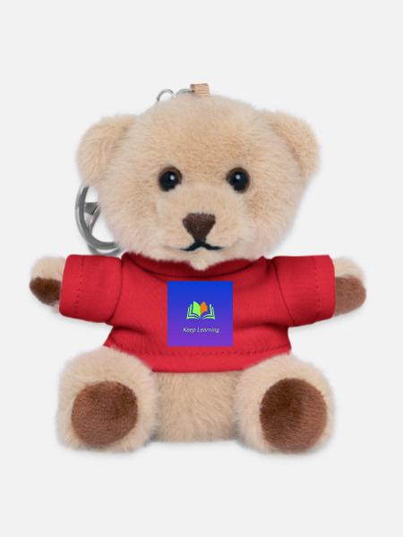 T-shirt Knowledge is Power" - Teddy Keyring - red