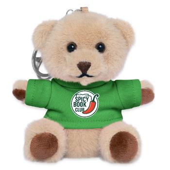 Sticker Emblem – Spicy Book Club - Teddy Schlüsselanhänger - Grün - Vorne