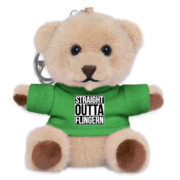 STRAIGHT OUTTA DUSSELDORF FLINGERN - Teddy Keyring - green - Front