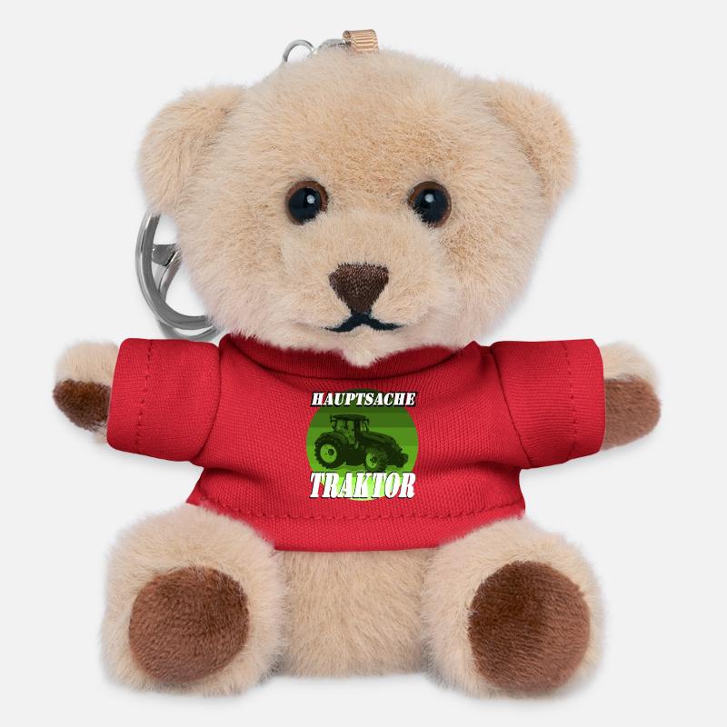 The main thing is a tractor - Teddy Keyring - red