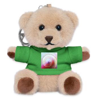 Spiral bowl - Teddy Keyring - green - Front