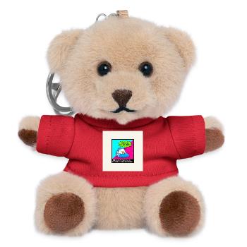 Energieträume-Modus - Teddy Schlüsselanhänger - Rot - Vorne
