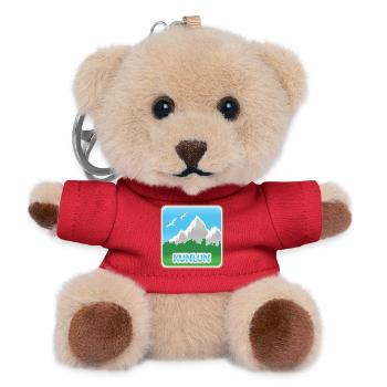 Kunlun - Teddy Schlüsselanhänger - Rot - Vorne