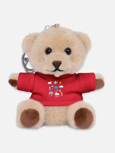 Meteorology - Teddy Keyring - red