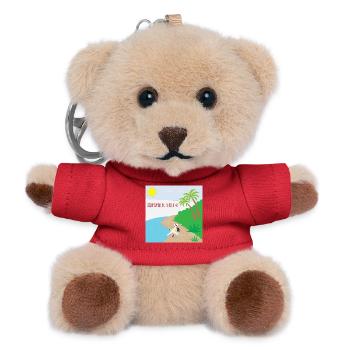 Sommervilla - Teddy Schlüsselanhänger - Rot - Vorne
