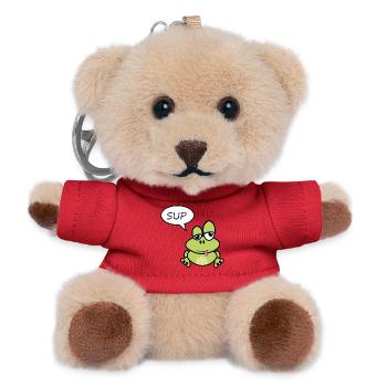 Little frog says sup - Teddy Keyring - red - Front