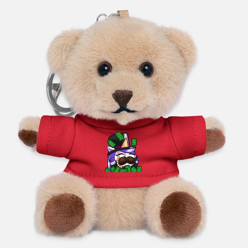 Lya Geldregen - Teddy Keyring - red