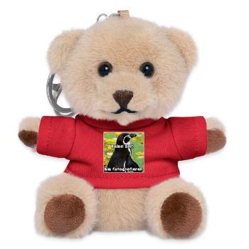 Nur Zeit für die Fotografie - Teddy Schlüsselanhänger - Rot - Vorne