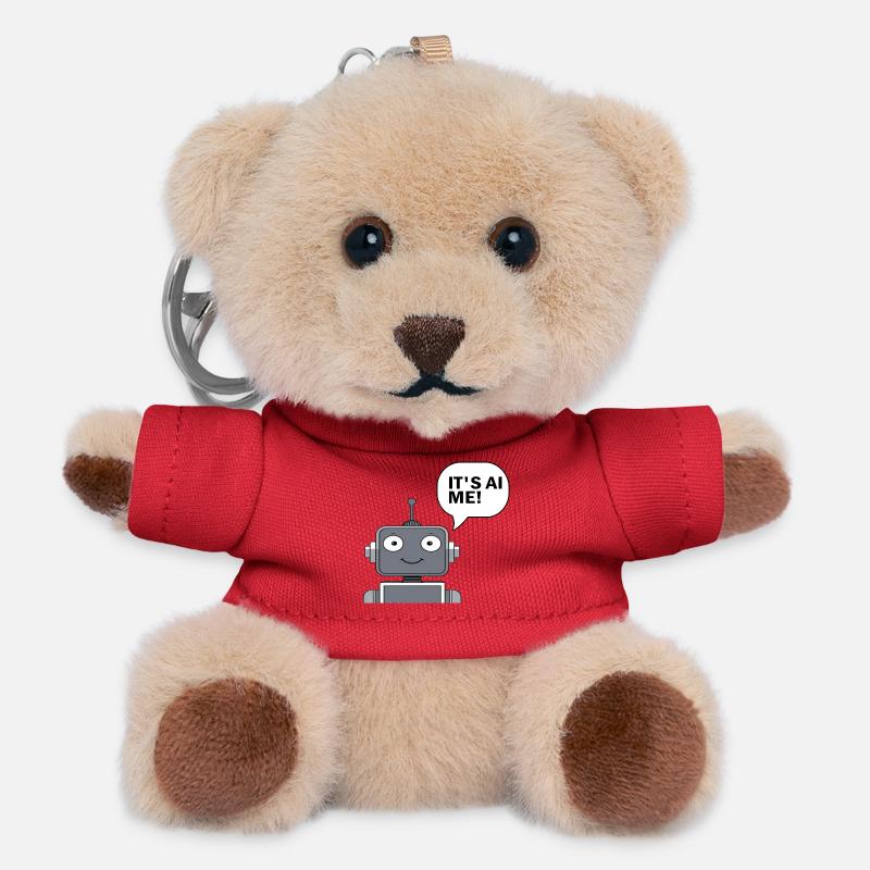 It's AI ME! - It's AI Time - Teddy Keyring - red