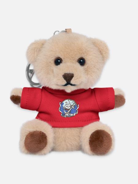 Captain's anchor on stormy seas - Teddy Keyring - red