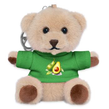 Avocado Watercolor Freshness - Teddy Keyring - green - Front