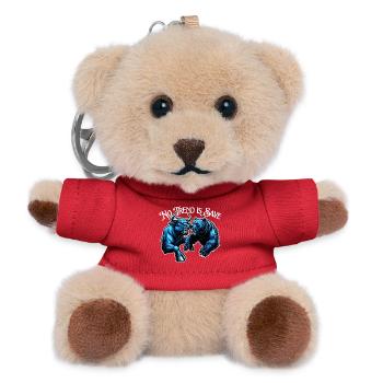 Taurus vs Bear Trending - Teddy Keyring - red - Front