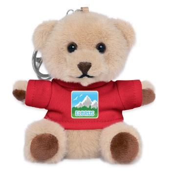 Mount Elbrus - Teddy Keyring - red - Front