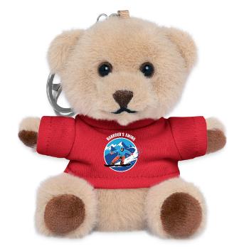 Snowboarding - Teddy Keyring - red - Front