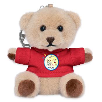 Kita Kind  - Teddy Schlüsselanhänger - Rot - Vorne
