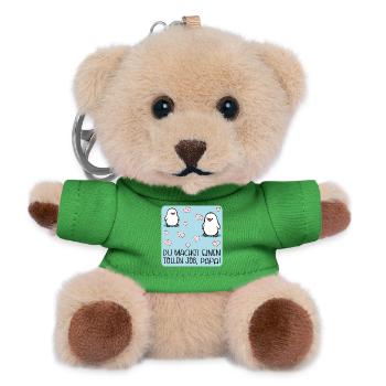 Toller Job Papa Pinguine - Teddy Schlüsselanhänger - Grün - Vorne