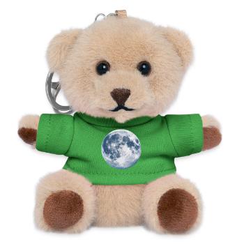 Moonlight Silhouette - Teddy Keyring - green - Front