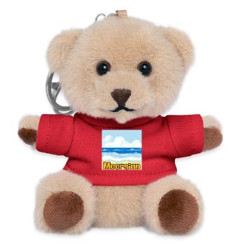 MEERSINN – BEACH, HOLIDAY & SUN VIBES! 🏖️ - Teddy Keyring - red - Front