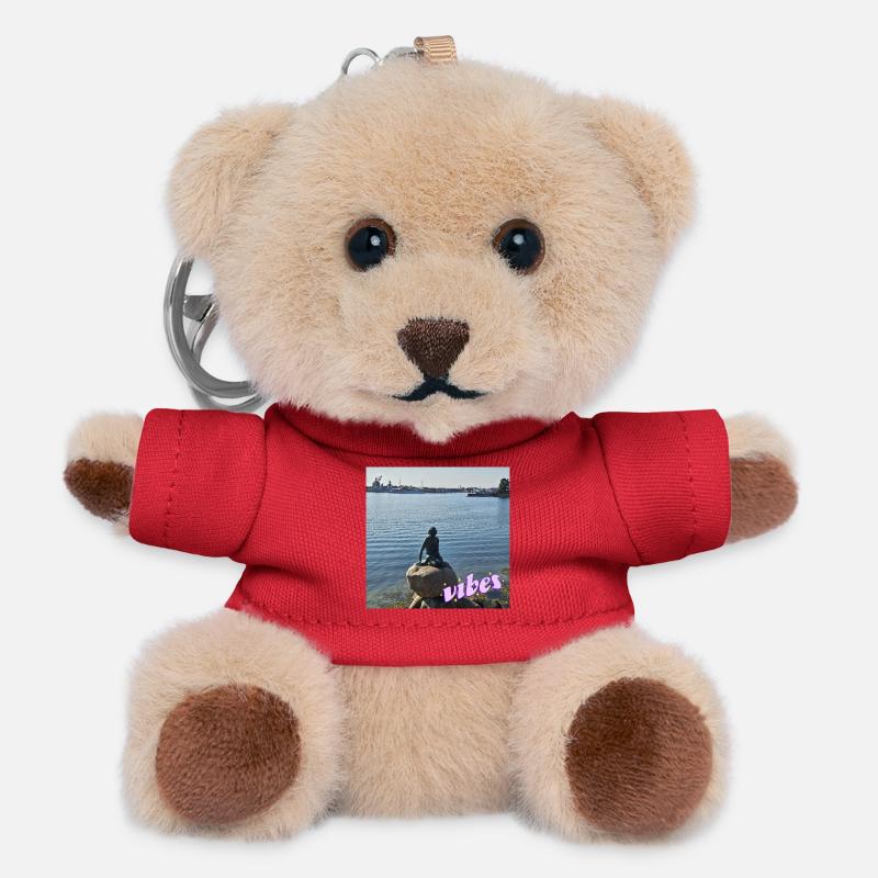 Ausstrahlung - Teddy Schlüsselanhänger - Rot