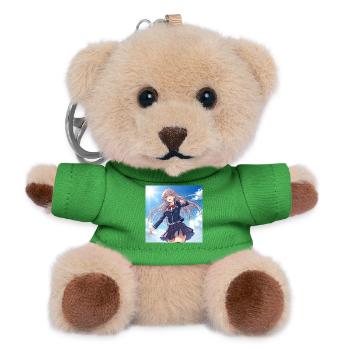 Héroïne en uniforme de l’école Tempête Solaire - Porte-clés ourson - vert - Devant