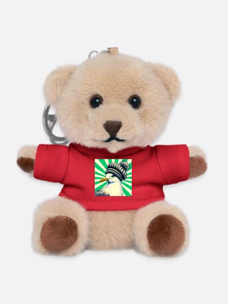 gull - Teddy Keyring - red