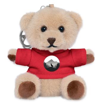 Wildwolf-Logo - Teddy Schlüsselanhänger - Rot - Vorne