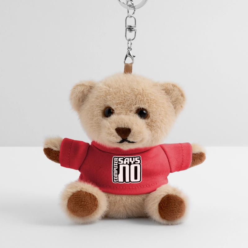 Computer Says No Lustig Programmierer Nerd Technik Teddy Schlüsselanhänger