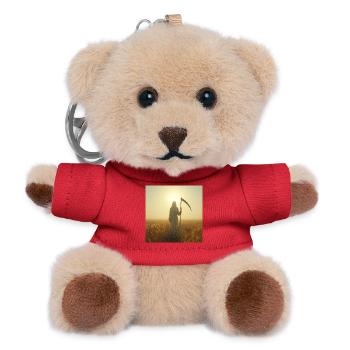 Meridian – Tod in der weißen Ernte - Teddy Schlüsselanhänger - Rot - Vorne