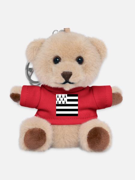 Show off your colors - Bretagne - Porte-clés ourson - rouge