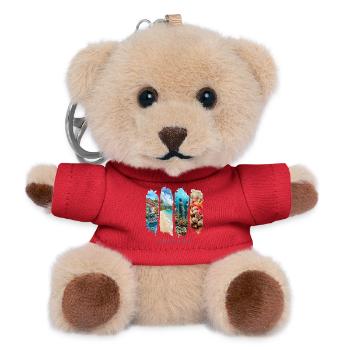 Grenada Holiday Travel – Caribbean Spice Island - Teddy Keyring - red - Front