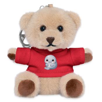 Seekuh - Teddy Schlüsselanhänger - Rot - Vorne