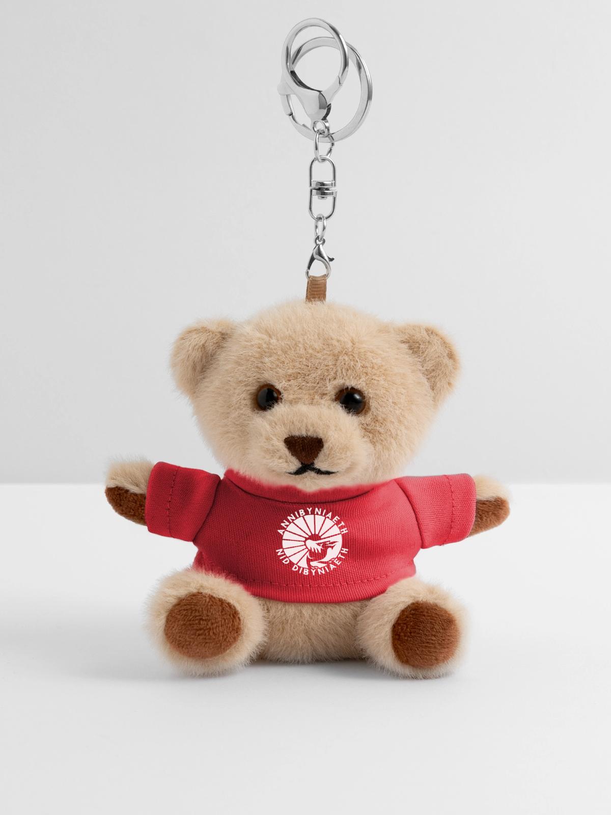 Annibyniaeth Nid Dibyniaeth - Teddy Schlüsselanhänger - Rot - Vorne