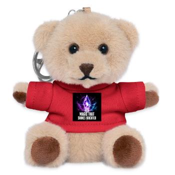 Magic Crystal: Light Shines Brighter - Teddy Keyring - red - Front