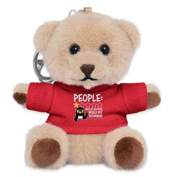 People Absolute Nightmare 1 Stern Review Pinguin - Teddy Schlüsselanhänger - Rot - Vorne