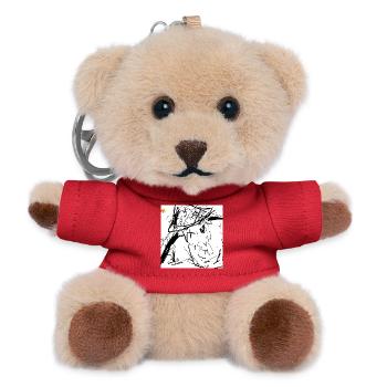Soldat - Teddy Schlüsselanhänger - Rot - Vorne