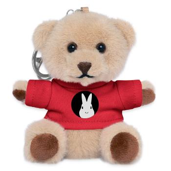 Kaninchen | Hase | Rabbit - Porte-clés ourson - rouge - Devant