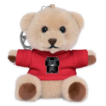 Manette Level Up Mignon - Porte-clés ourson - rouge - Devant
