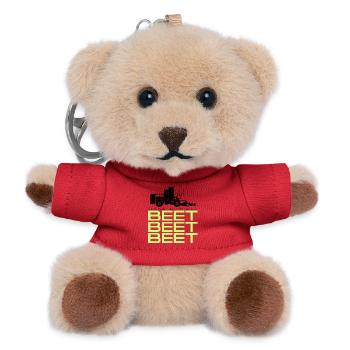 Beet Harvester Tshirt - Teddy Keyring - red - Front